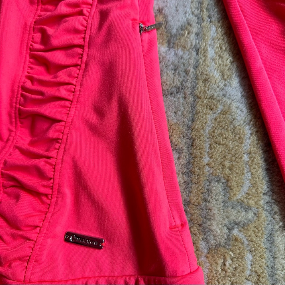 Sunice Neon Pink Ruched Jacket Small - Picture 9 of 13